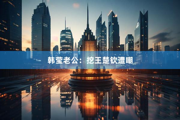 韩莹老公：挖王楚钦遭嘲
